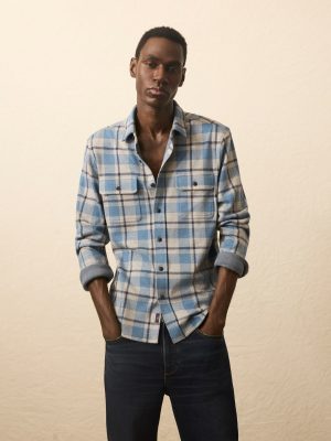 Legend Sweater Shirt - Overcast Ocean Plaid