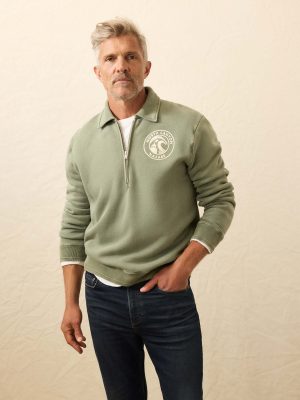 Winter Swell Quarter Zip - Mavericks Olive