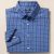 Navy Feather Gingham