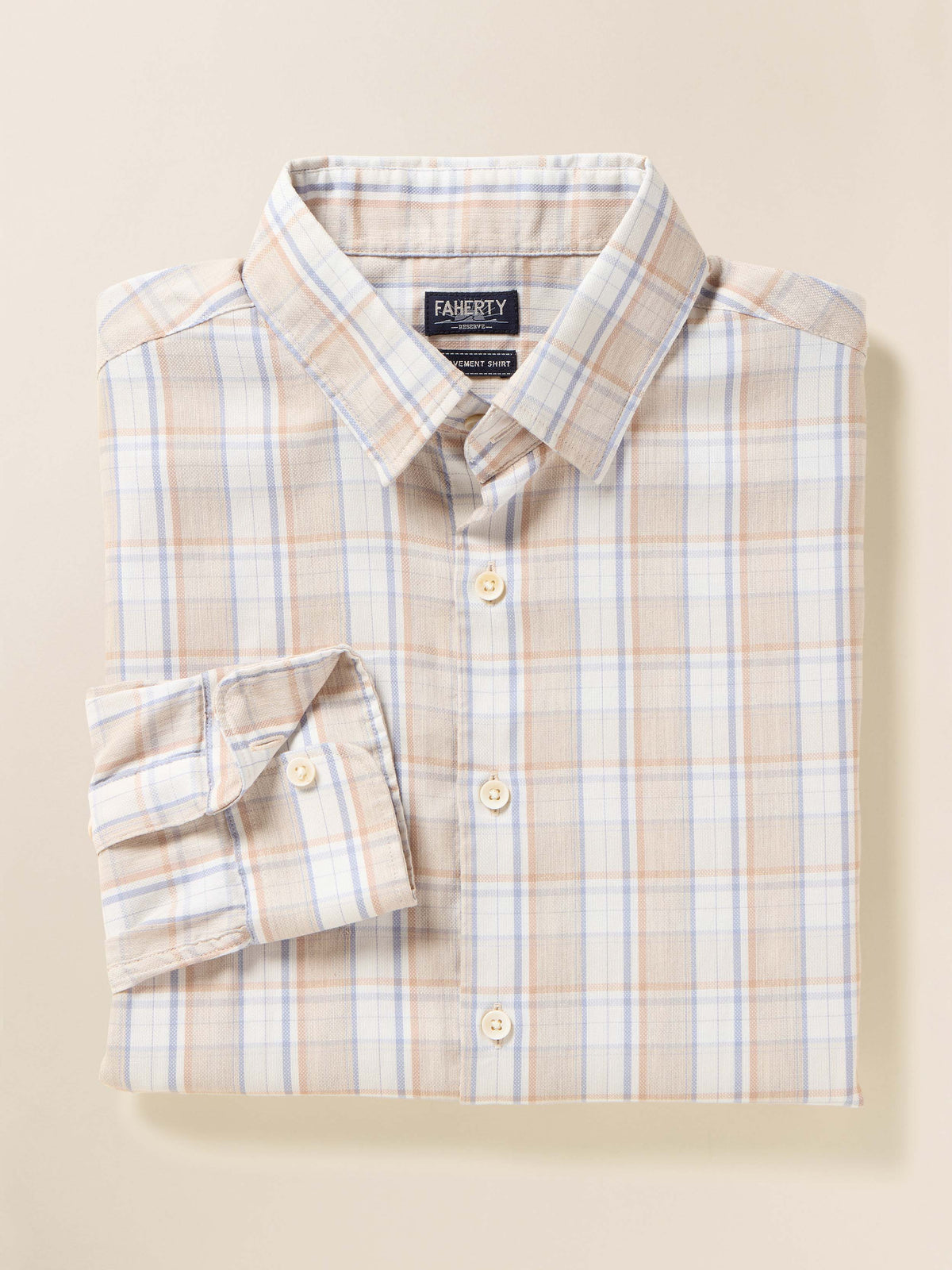 FA25-FAHERTY-Mens-MWS2509-BSI-MovementMonterreyShirt-BearSandsPlaid_FRONT_1_Web.jpg