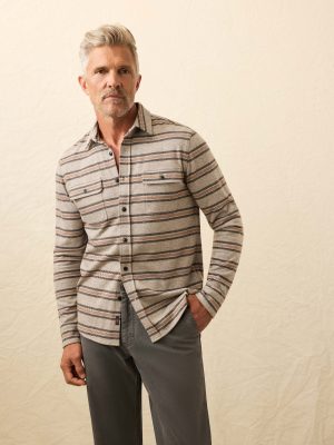 Legend Sweater Shirt - Rock Coast Stripe