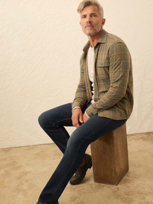 Legend Sweater Shirt - Woodland Olive Plaid