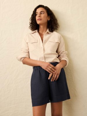 The Heirloom Portuguese Flannel Overshirt - Dune Nep