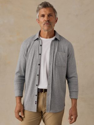 Legend Sweater Shirt (Single Pocket) - Fossil Grey Twill