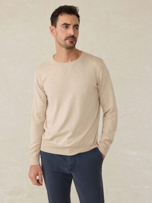 Movement Crewneck Sweater - Soft Dune Heather