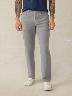 Stretch Terry 5-Pocket Pant - Iron