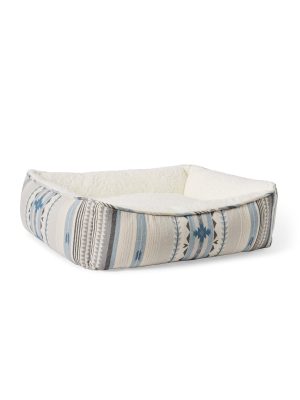 Doug Good Feather Dog Bed (Medium) - Glacier Sky