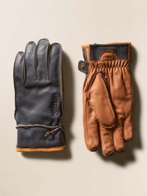 Hestra Wakayama Gloves - Navy Brown