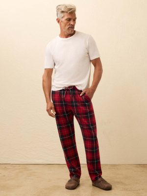 Legend Pajama Pant - Crimson River Plaid