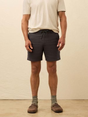 Movement Linen Short - Washed Black
