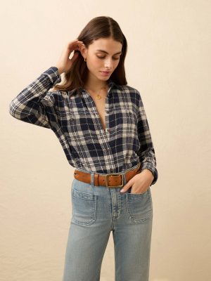 Legend Sweater Shirt - Sapphire Lake Plaid