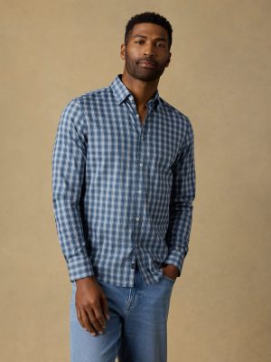 The Movement Shirt - Azure Night Plaid