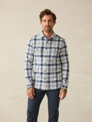 Legend Sweater Shirt - Snowy Night Check