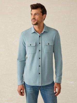 Legend Sweater Shirt - Ocean Glass Twill