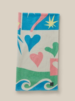 Faherty x Quiksilver Beach Towel - Sunshine Coast Tile