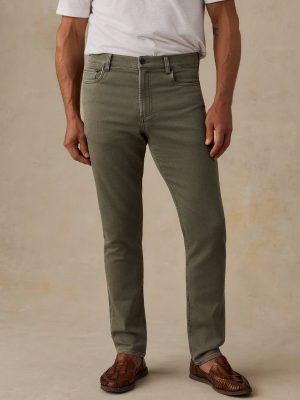 Stretch Terry 5-Pocket Pant - Pine Forest