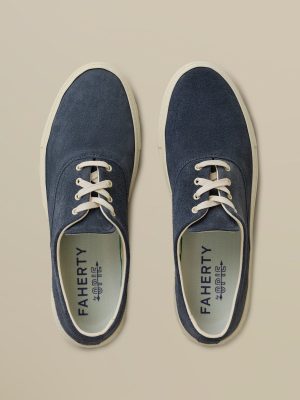 Faherty X Opie Way Deck Sneaker - Spellbound