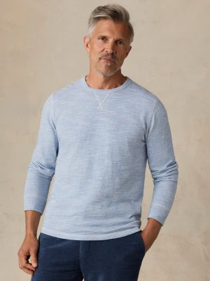 Sunwashed Organic Crew - Blue Ivory Feeder