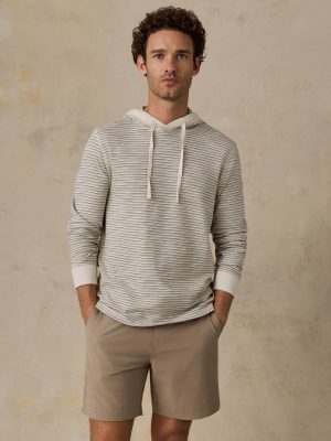 Sunwashed Organic Hoodie - Cedar Falls Stripe