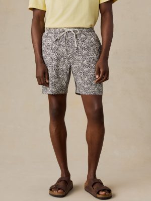 Shorelite Trunk (7") - Washed Black Hilo Floral