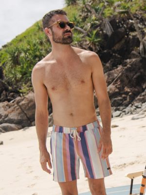 All Day Trunk (6") - Summer Skies Stripe