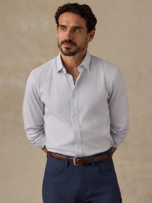 The Movement Shirt - Open Sky Stripe
