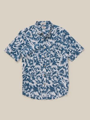 Short-Sleeve Breeze Shirt - Dark Sky Tropical