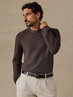 Sunwashed Dockside Sweater - Coast Brown