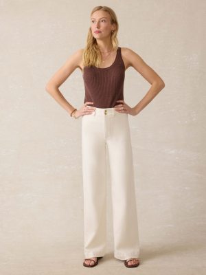 Stretch Terry Harbor Pant - Egret