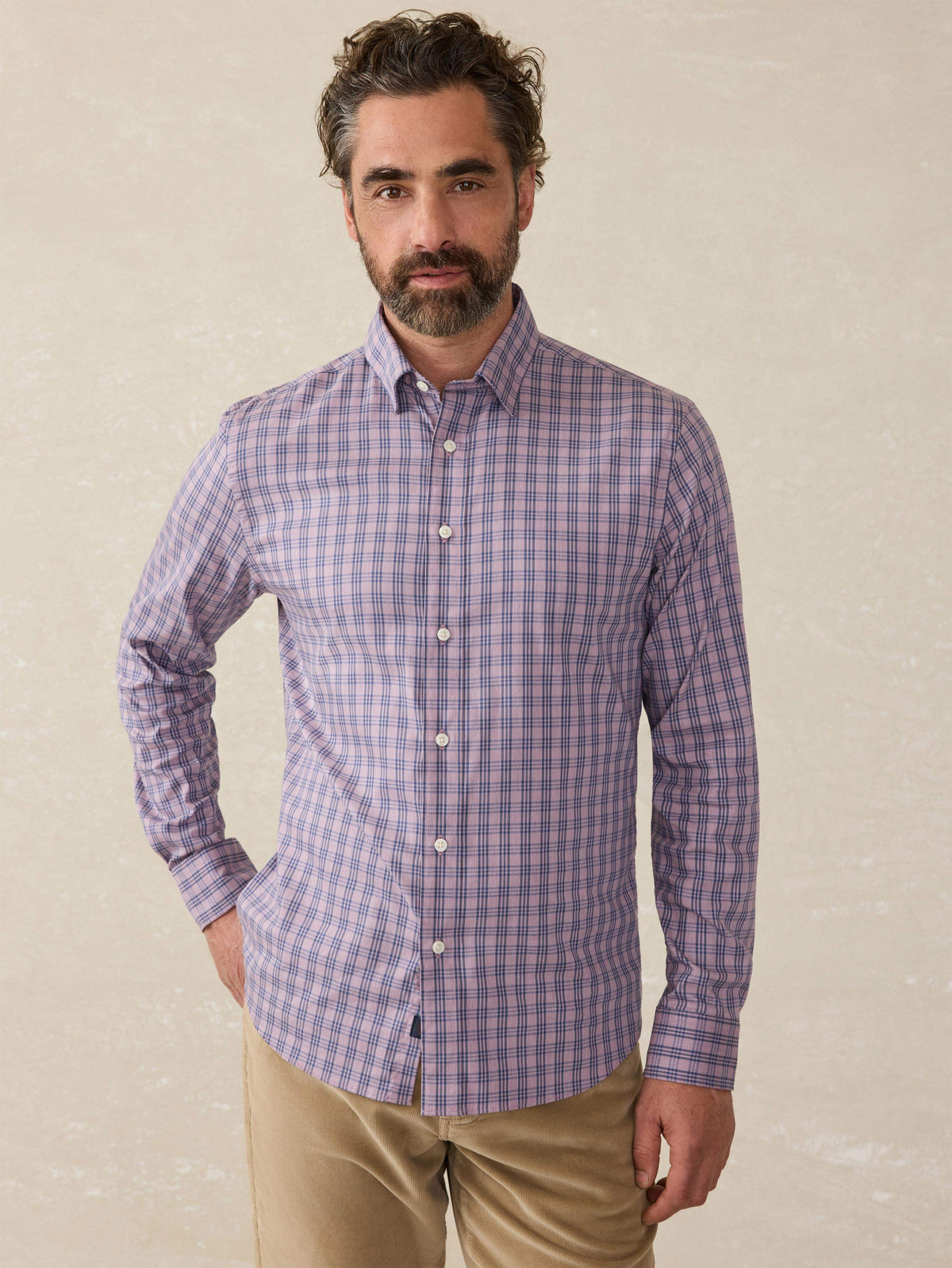 SP25_MENS_MWC0082-BYC_THEMOVEMENTSHIRT_BerrySkiesCheck_OM_FRONT_CROP_1.jpg