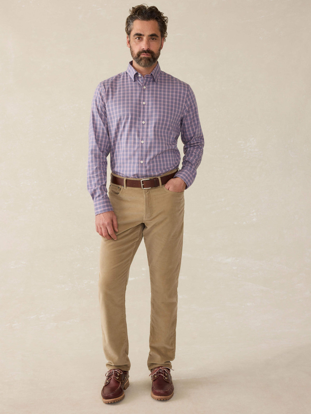 SP25_MENS_MWC0082-BYC_THEMOVEMENTSHIRT_BerrySkiesCheck_OM_FULL_BODY_1.jpg