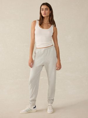High Standard Fleece Sweatpant - Light Grey Heather