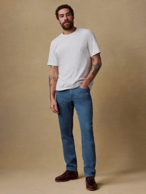 Stretch Terry 5-Pocket Pant - Pacific Tides