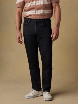 Stretch Terry 5-Pocket Athletic Fit Pant - Onyx Black