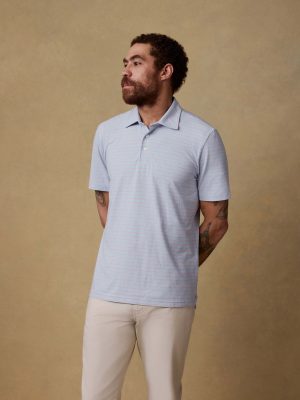 Short-Sleeve Movement Polo - Vista View Stripe