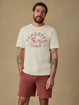 Surf Shop Sunwashed Regenerative Tee - Isle Sun