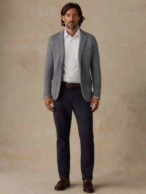 Inlet Knit Blazer (Short) - Medium Grey Melange