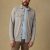 Khaki Cream Herringbone