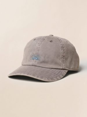Sunwashed Twill Baseball Hat - Carbon