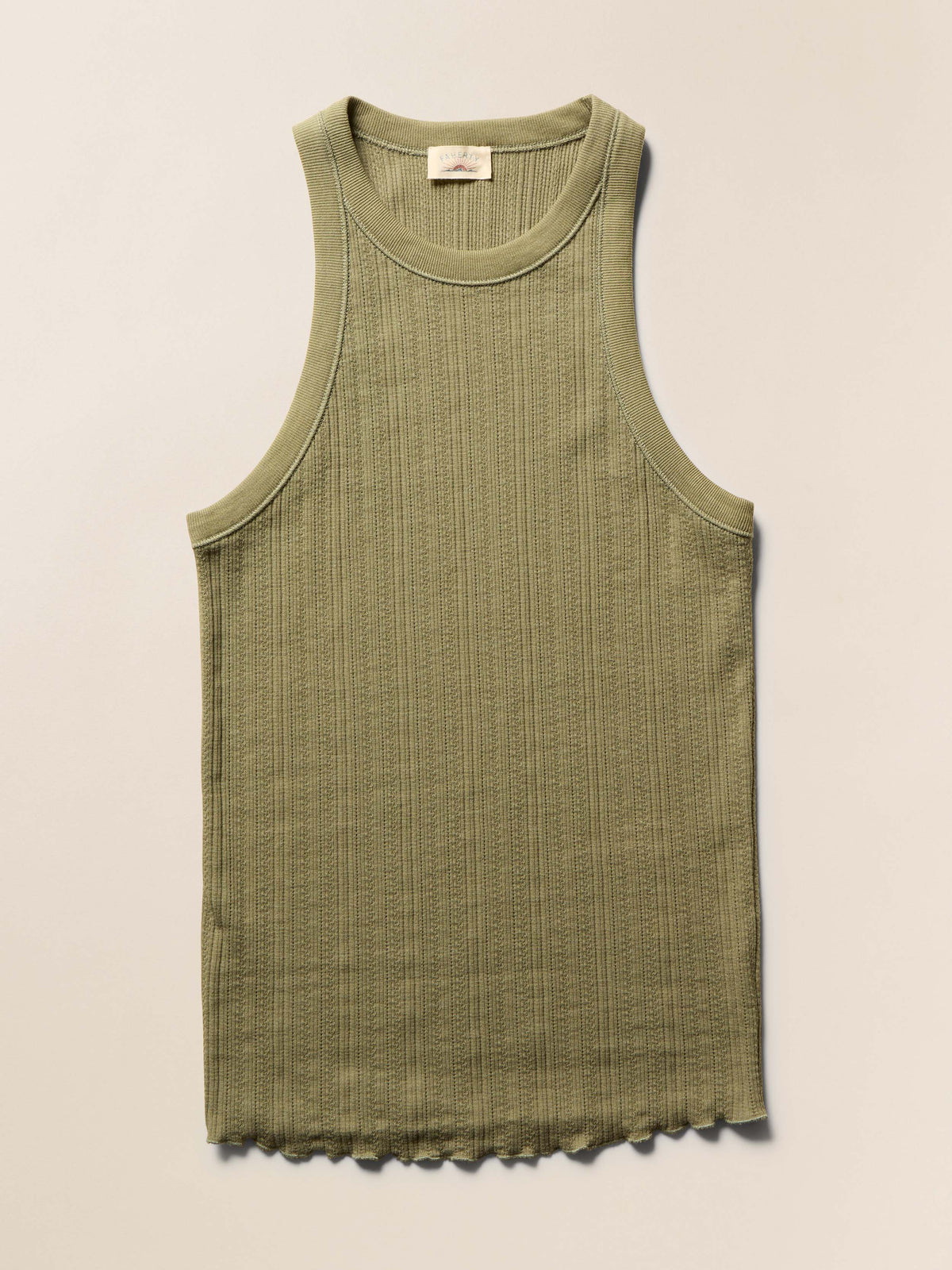 SP26-Faherty-Womens-WKH2521-ISO-ParadisePointelleTank-IslandOlive_FRONT_1_Web.jpg