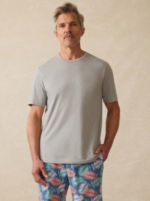 Sunwashed Regenerative Tee - Lakeshore Grey