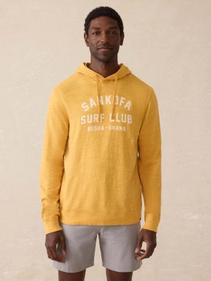 Surf Ghana Sunwashed Organic Hoodie - Tuscan Sun