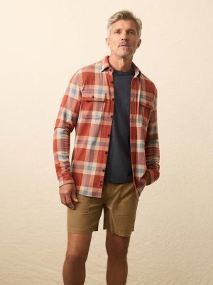 Legend Sweater Shirt - Copper Falls Plaid