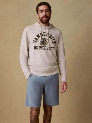 Vanderbilt University Sunwashed Organic Hoodie - Oat Plains Heather