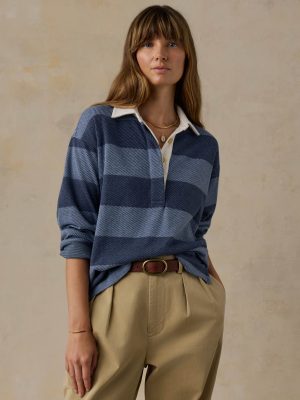 Legend Sweater Rugby Popover - Pacific Ride Stripe